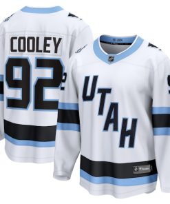 Logan Cooley Utah Mammoth  Away Breakaway Player Jersey - White