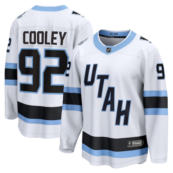 Logan Cooley Utah Mammoth Away Breakaway Player Jersey - White