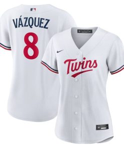 Christian V¨¢zquez Minnesota Twins Nike Women's Home Replica Jersey - White