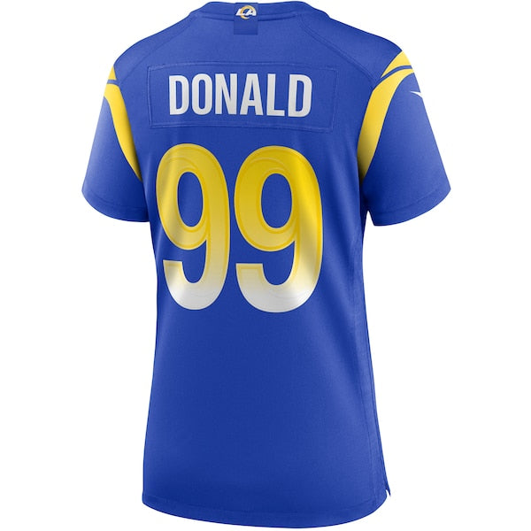 Aaron Donald Los Angeles Rams Nike Women's Player Jersey - Royal/White - Image 4