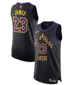 LeBron James Los Angeles Lakers Nike Unisex 2025/26 Authentic Jersey - City Edition - Black