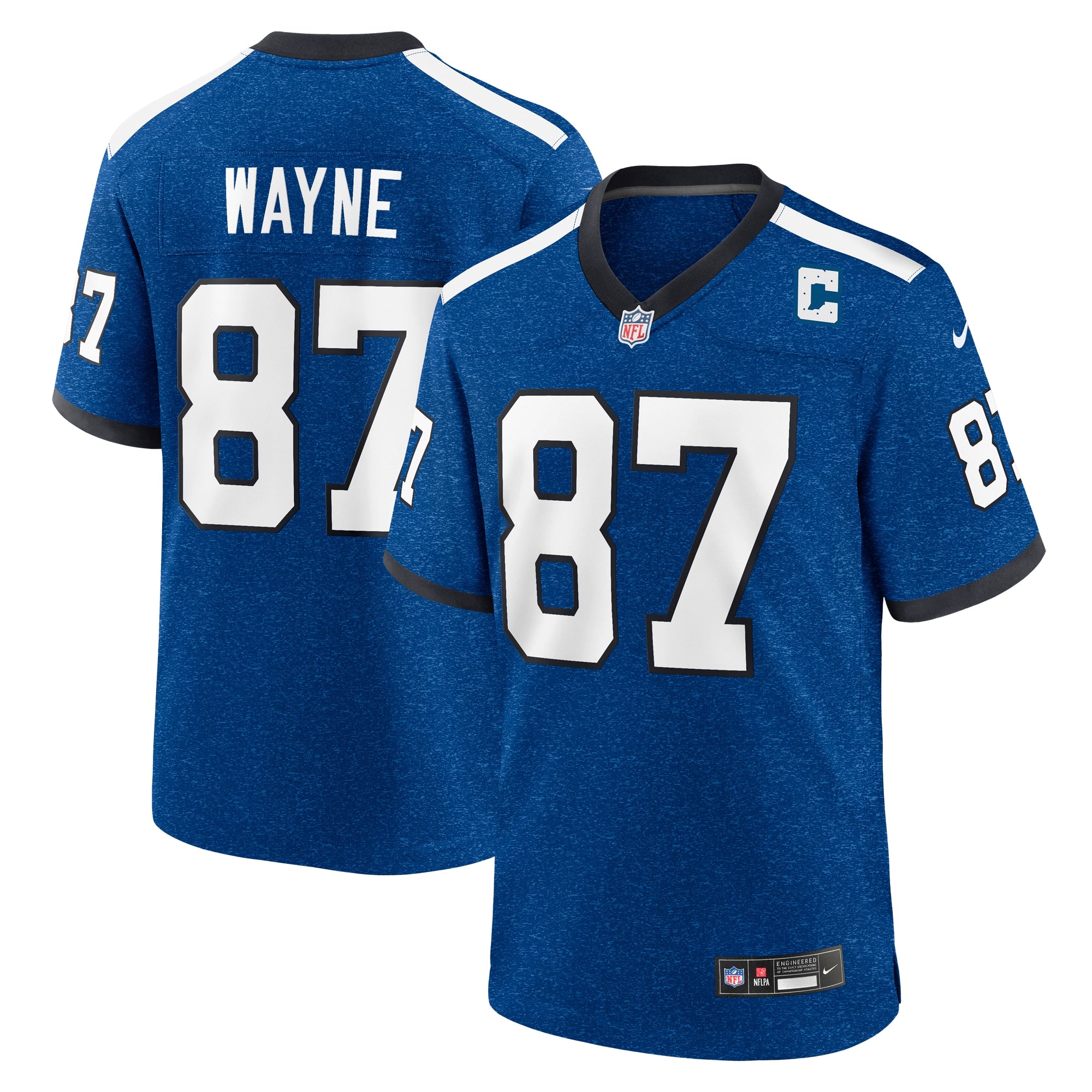 Reggie Wayne Indianapolis Colts Nike Retired Player Game Jersey - Royal/Blue - Image 3