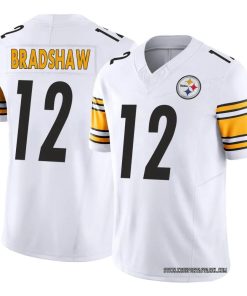 Terry Bradshaw Pittsburgh Steelers Nike Retired F.U.S.E Vapor Limited Jersey - White