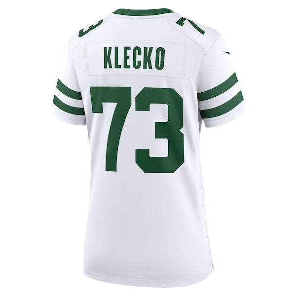 Joe Klecko New York Jets Nike Women's Legacy Retired Player Game Jersey - White/Green - Image 3