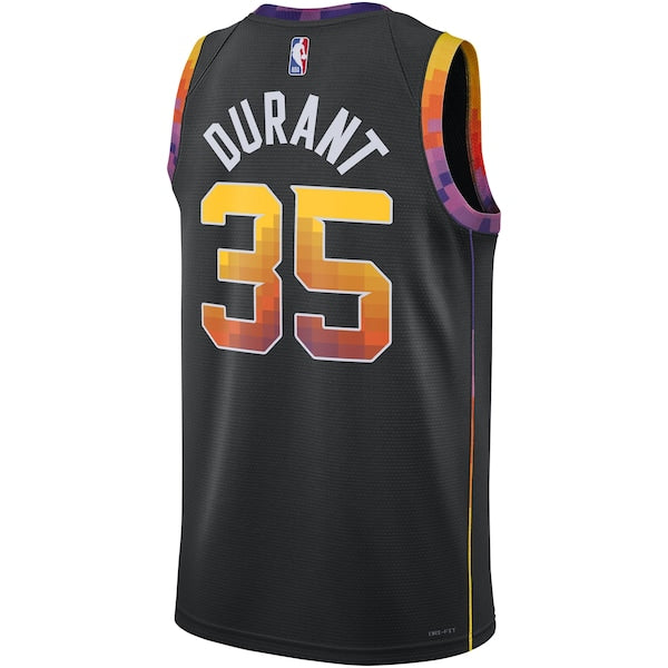Kevin Durant Phoenix Suns Jordan Brand Unisex Swingman Jersey - Statement Edition - Black - Image 3