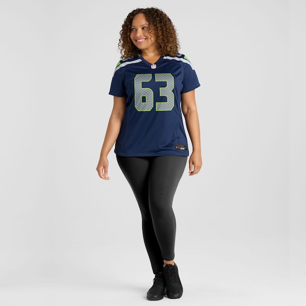 Sataoa Laumea Seattle Seahawks Nike Women's Team Game Jersey - College Navy - Image 6