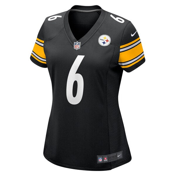 Patrick Queen Pittsburgh Steelers Nike Women's Game Jersey - Black - Image 4