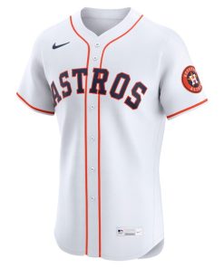 Alternative view of Houston Astros Nike Home Elite Jersey - White