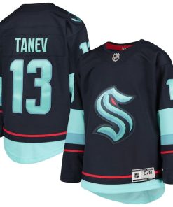 Brandon Tanev Seattle Kraken Youth Home Premier Player Jersey - Deep Sea Blue