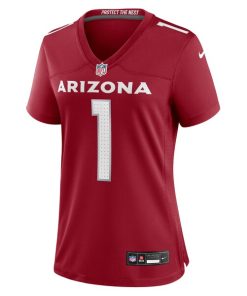 Alternative view of Number 1 Bride Arizona Cardinals Nike Women's Game Jersey - Cardinal