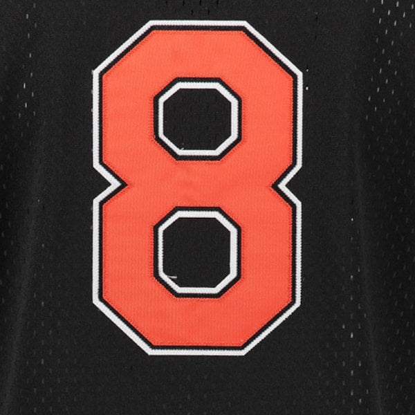 Cal Ripken Jr. Baltimore Orioles Cooperstown Mesh Batting Practice Jersey - Black - Image 5