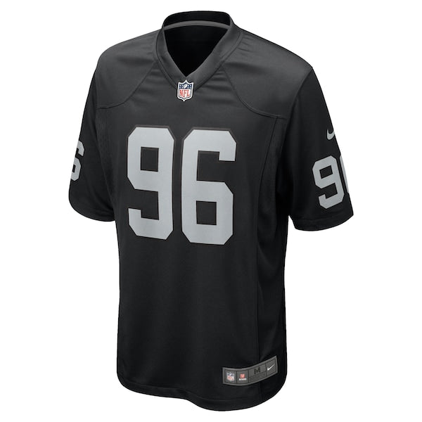 Jonah Laulu Las Vegas Raiders Nike Team Game Jersey - Black - Image 2