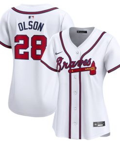 Matt Olson Atlanta Braves Nike Women's Home Limited Player Jersey - White