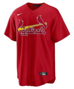 Alternative view of St. Louis Cardinals Nike Big & Tall Alternate Replica Team Jersey - Red