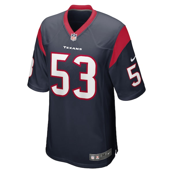 Blake Cashman Houston Texans Nike Game Player Jersey - Navy - Image 2