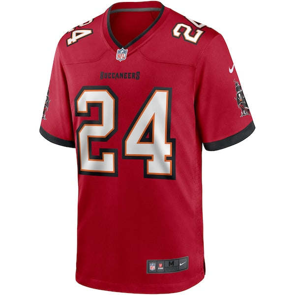 Carlton Davis III Tampa Bay Buccaneers Nike Game Player Jersey - Red/Orange - Image 4