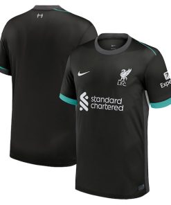 Liverpool Nike 2024/25 Away Replica Blank Jersey - Forest Green