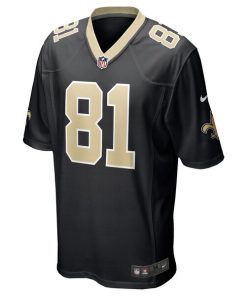 Alternative view of Nick Vannett New Orleans Saints Nike Game Jersey - Black