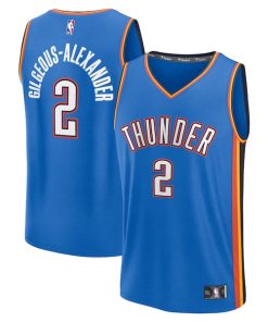 Shai Gilgeous-Alexander Oklahoma City Thunder  Fast Break Replica Player Jersey - Icon Edition - Blue