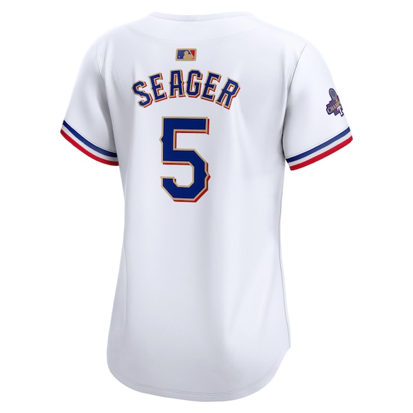 Corey Seager Texas Rangers Nike Women's 2024 Gold Collection Limited Player Jersey?ยจC White - Image 3