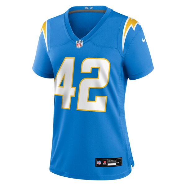 Tucker Fisk Los Angeles Chargers Nike Women's Team Game Jersey - Powder Blue - Image 2
