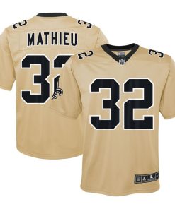 Tyrann Mathieu New Orleans Saints Nike Youth Inverted Game Jersey - Gold