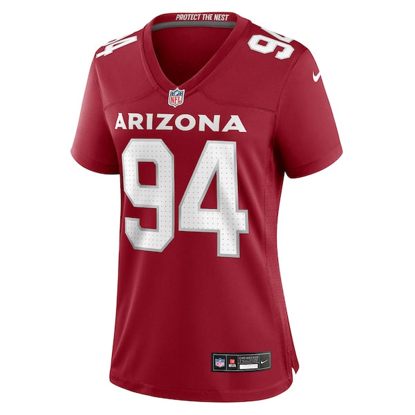 Carlos Watkins Arizona Cardinals Nike Women's Game Player Jersey - Cardinal - Image 2
