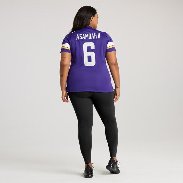 Brian Asamoah II Minnesota Vikings Nike Women's Game Jersey - Purple - Image 7