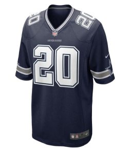 Alternative view of Tony Pollard Dallas Cowboys Nike Game Player Jersey - Navy/White