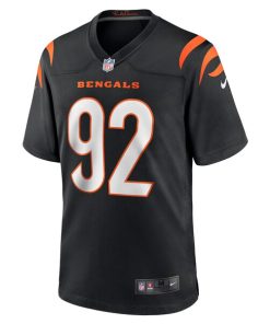 Alternative view of B.J. Hill Cincinnati Bengals Nike Game Jersey - Black