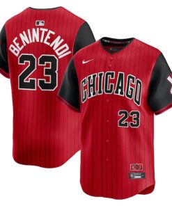 Andrew Benintendi Chicago White Sox Nike 2025 City Connect Limited Player Jersey - Red/Black