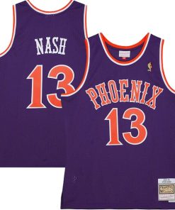 Steve Nash Phoenix Suns 2001/02 Hardwood Classics Swingman Jersey - Purple/White