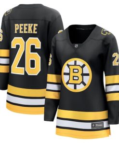 Andrew Peeke Boston Bruins Women's Home Breakaway Player Jersey - Black
