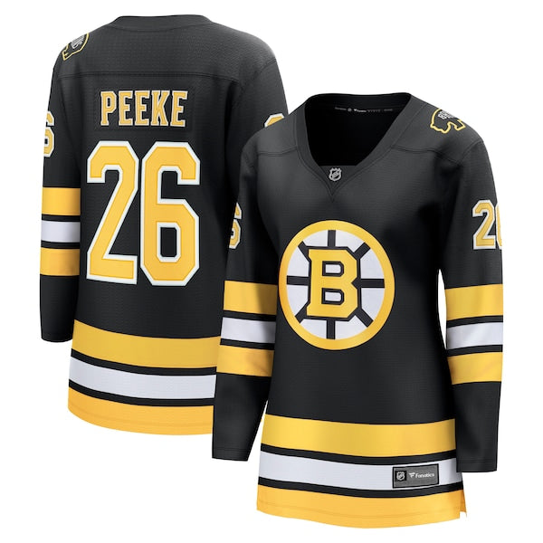 Andrew Peeke Boston Bruins Women's Home Breakaway Player Jersey - Black