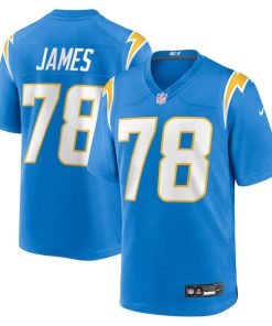 Alternative view of Andre James Los Angeles Chargers Nike Team Game Jersey -  Powder Blue