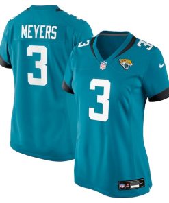 Jakobi Meyers Jacksonville Jaguars Nike Women's Team  Game Jersey -  Teal