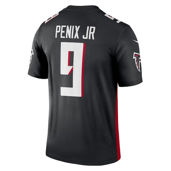 Michael Penix Jr. Atlanta Falcons Nike Team Legend Player Performance Top - Black - Image 3