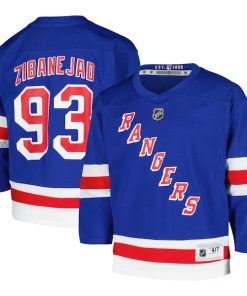 Mika Zibanejad New York Rangers Preschool Home Replica Player Jersey - Blue
