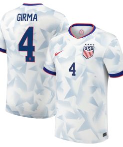 Naomi Girma USMNT Nike 2025 Home Replica Player Jersey - White