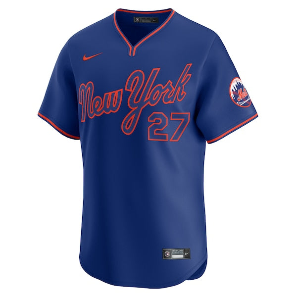 Mark Vientos New York Mets Nike Alternate Limited Player Jersey - Royal/Gray - Image 2