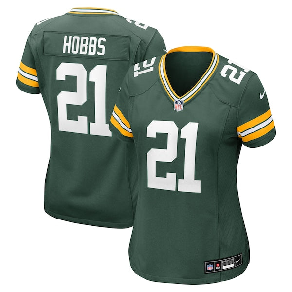 Nate Hobbs Green Bay Packers Nike Women's Team Game Jersey - Green - Image 2
