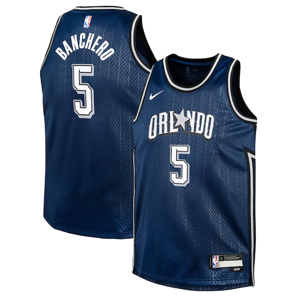 Paolo Banchero Orlando Magic Nike Youth Swingman Replica Jersey - City Edition - Navy
