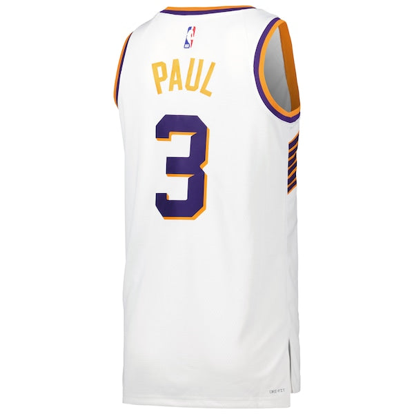 Chris Paul Phoenix Suns Nike Unisex Swingman Jersey - Association Edition - White/Purple - Image 5