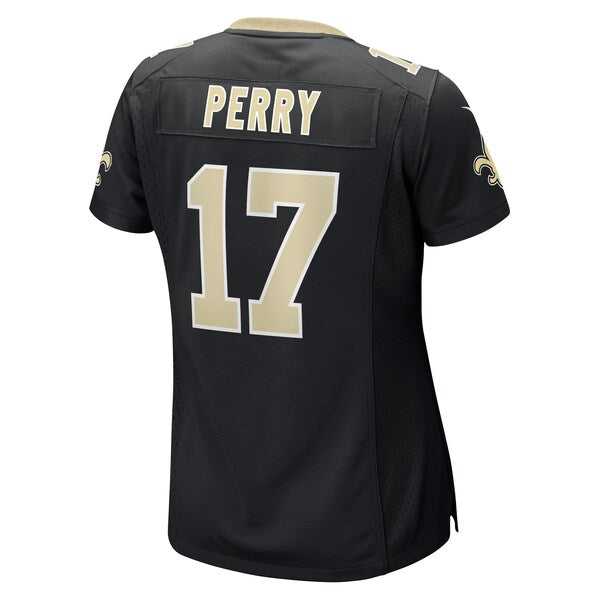 A.T. Perry New Orleans Saints Nike Women's Team Game Jersey - Black - Image 3