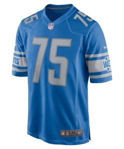 Alternative view of Colby Sorsdal Detroit Lions Nike Team Game Jersey - Blue