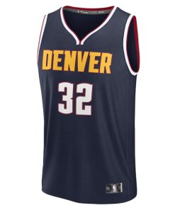 Alternative view of Aaron Gordon Denver Nuggets  Fast Break Replica Jersey - Navy - Icon Edition