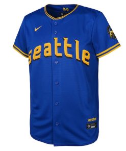 Alternative view of Ken Griffey Jr. Seattle Mariners Nike Youth City Connect Replica Player Jersey - Royal