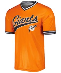 Alternative view of San Francisco Giants Stitches Cooperstown Collection Team Jersey - Orange