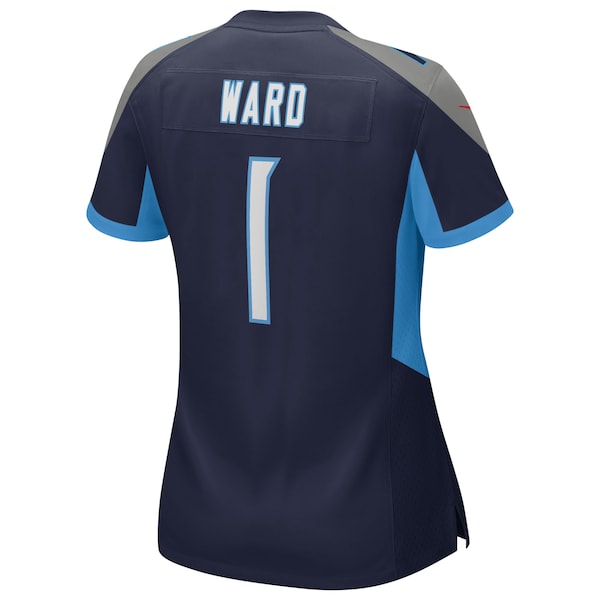 Cameron Ward Tennessee Titans Nike Women's 2025 NFL Draft First Round Pick Alternate Game Jersey - Navy/Light Blue - Image 4
