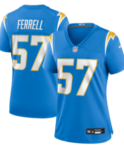 Clelin Ferrell Los Angeles Chargers Nike Women's Team Game Jersey -  Powder Blue